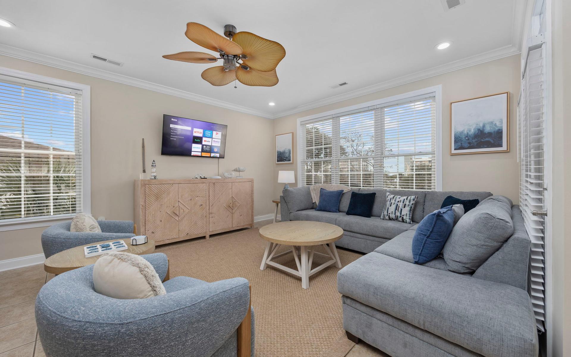 Ocean view balcony at Sand Dollar beach house Myrtle Beach