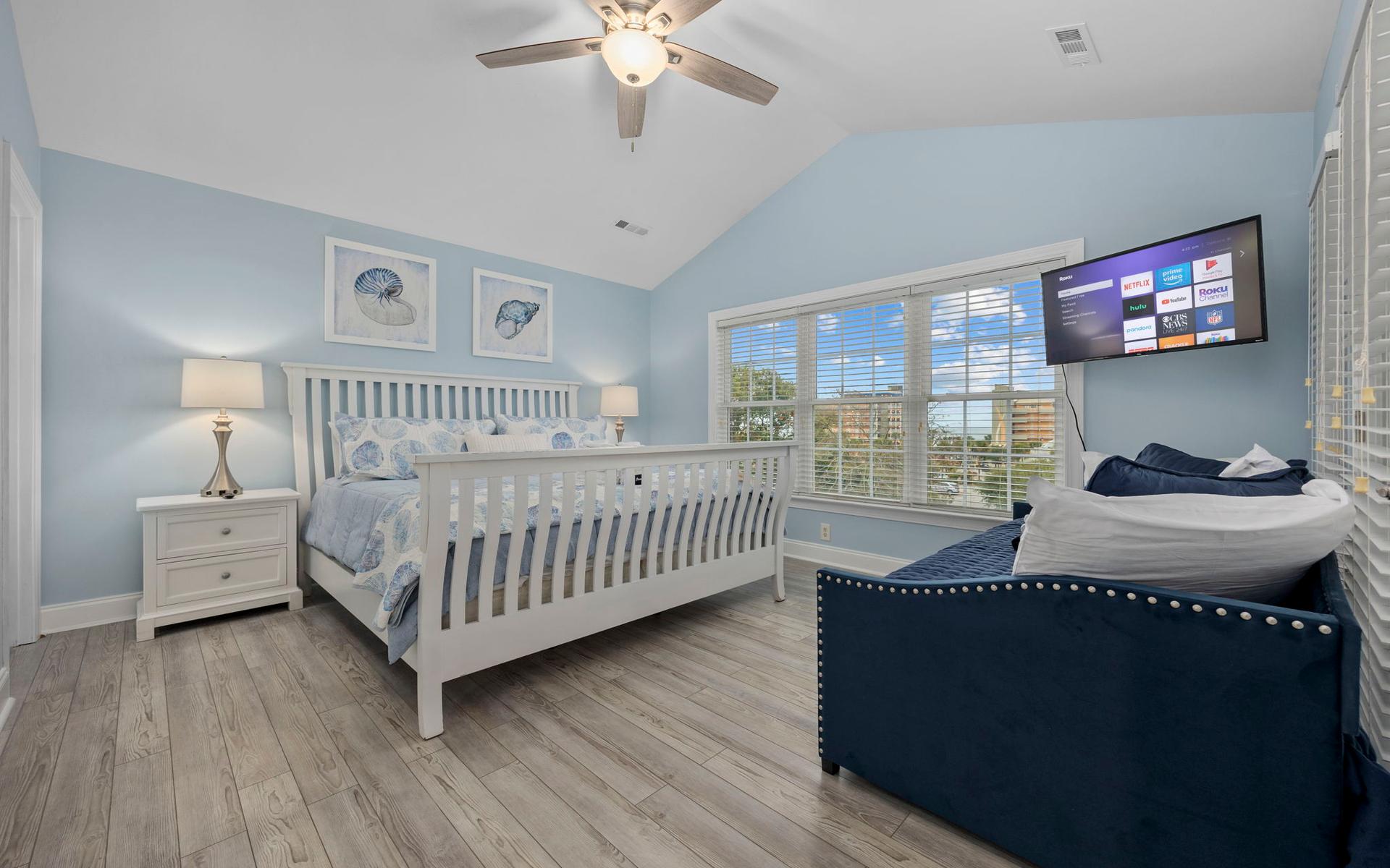 Fully equipped kitchen with bar seating — Sand Dollar vacation home Myrtle Beach